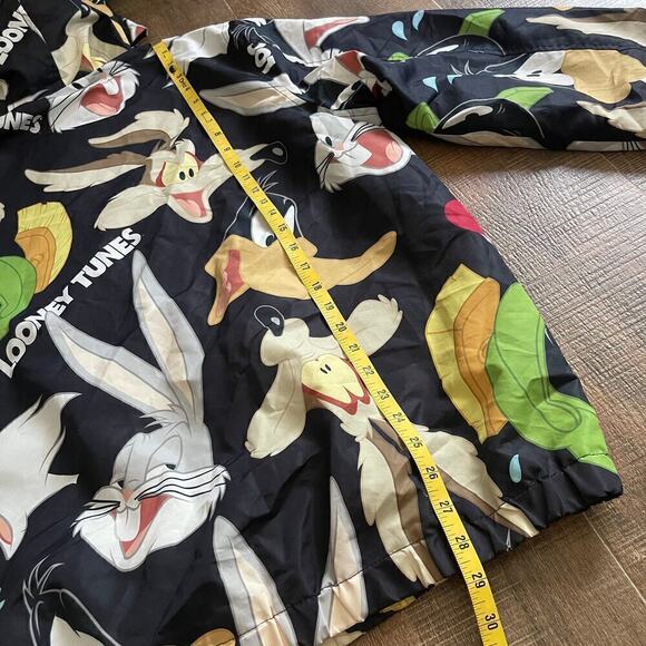 Looney Tunes Windbreaker Rain Jacket Full Zipper Size XL - Picture 11 of 11